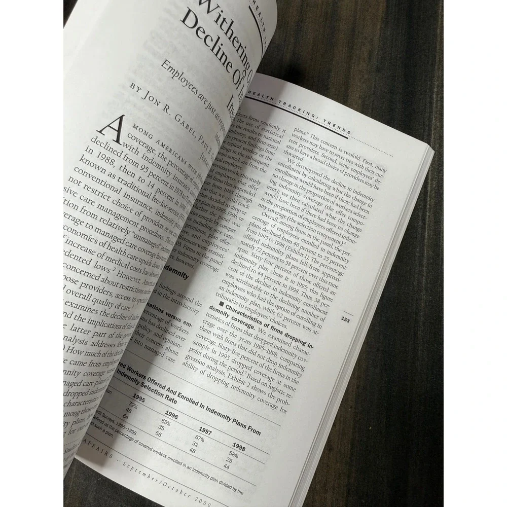 Health Affairs September‎ October 2000 Medicare Competitive Pricing Journal
